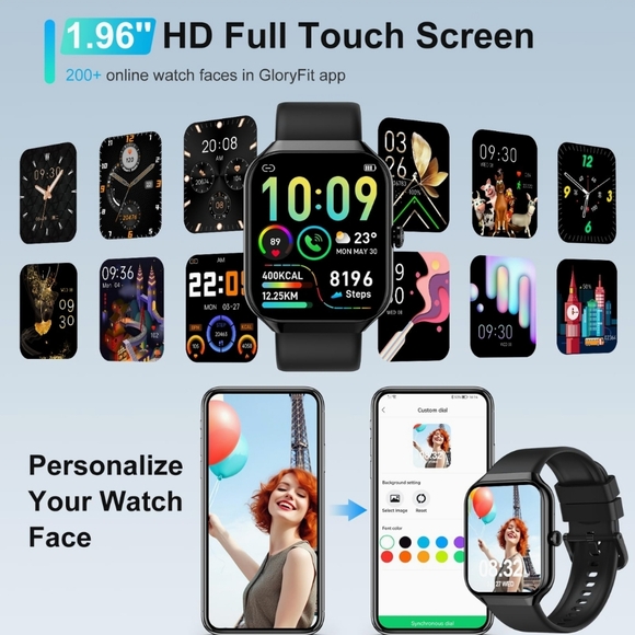 Smart Watch (Orange band) - Picture 3 of 7